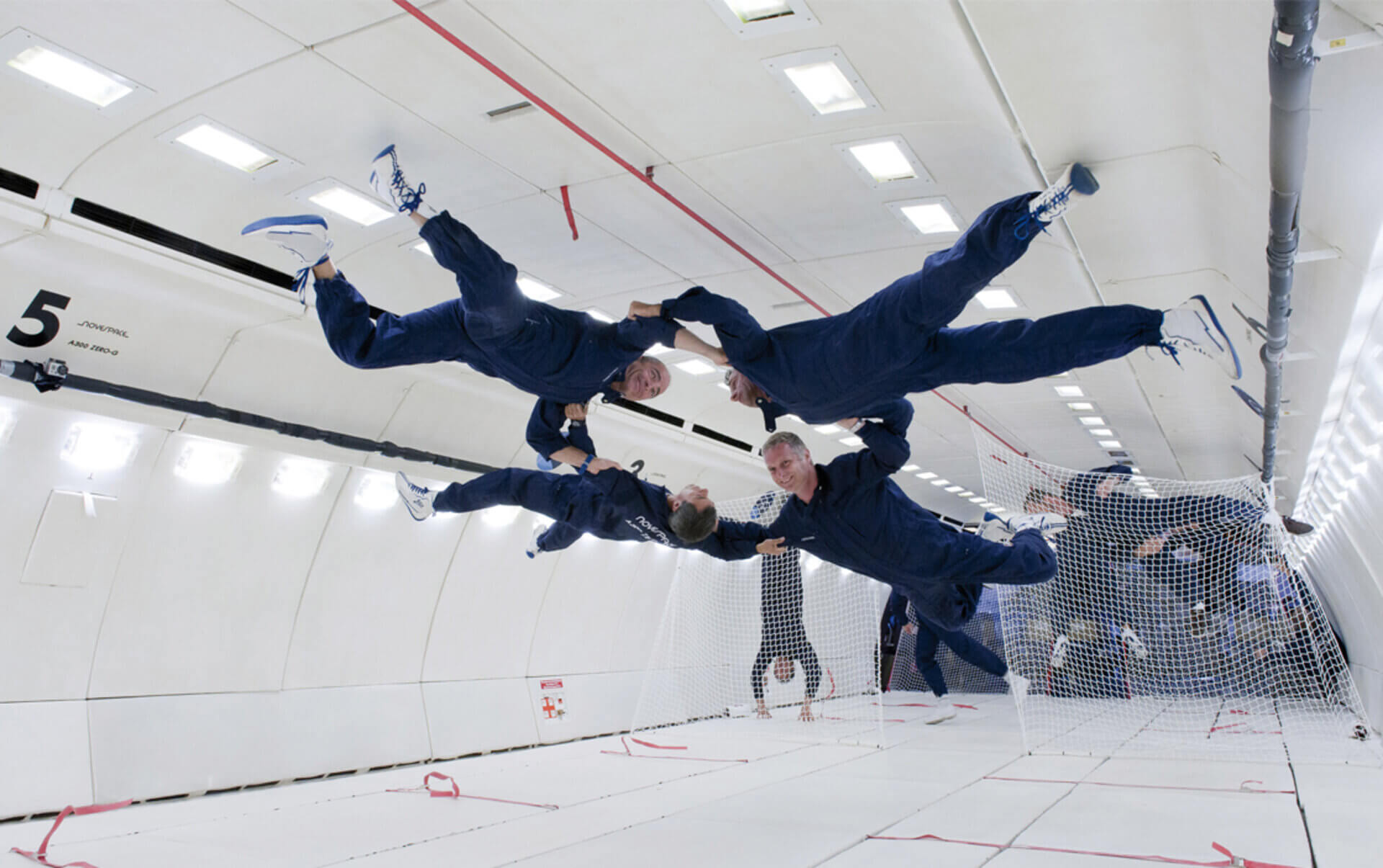 exemple de figure réalisée en groupe en apesanteur